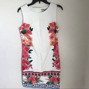 Desigual White Floral Dress